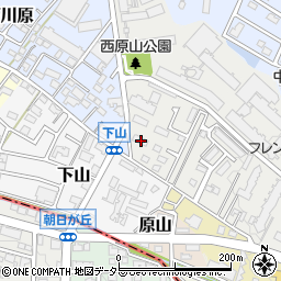 愛知県長久手市西原山32-5周辺の地図