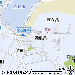 愛知県長久手市岩作泥亀首25周辺の地図