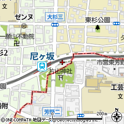 愛知県名古屋市北区芳野周辺の地図