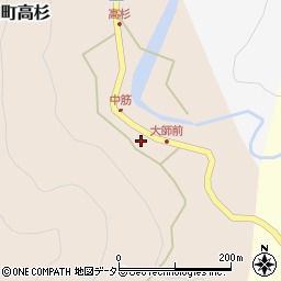 京都府福知山市三和町高杉146周辺の地図