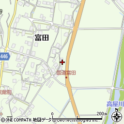 京都府船井郡京丹波町富田川原11周辺の地図