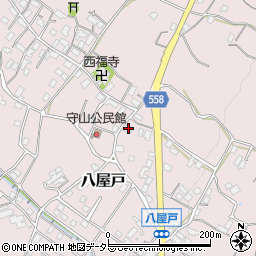 滋賀県大津市八屋戸474周辺の地図