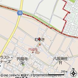 滋賀県愛知郡愛荘町円城寺411周辺の地図
