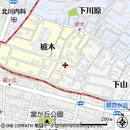 愛知県長久手市櫨木26-1周辺の地図