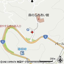 箱根やすらぎの森駐車場公衆トイレ周辺の地図