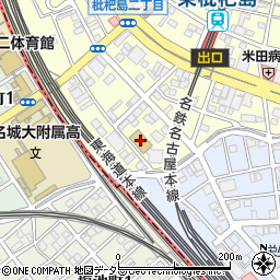 米田接骨院周辺の地図