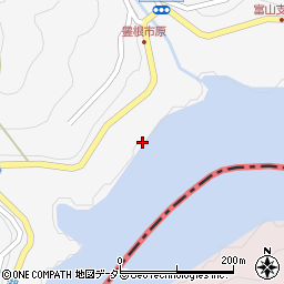 愛知県北設楽郡豊根村富山市原下周辺の地図