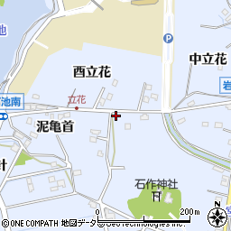 愛知県長久手市岩作泥亀首3周辺の地図