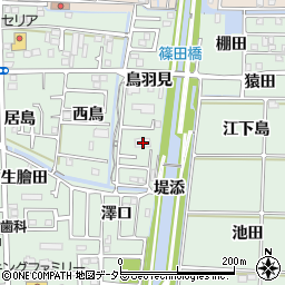 愛知県あま市篠田鳥羽見24周辺の地図