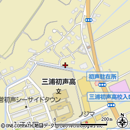 神奈川県三浦市初声町入江87周辺の地図
