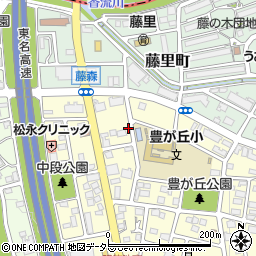 愛知県名古屋市名東区豊が丘904周辺の地図