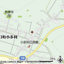 兵庫県丹波市春日町小多利周辺の地図