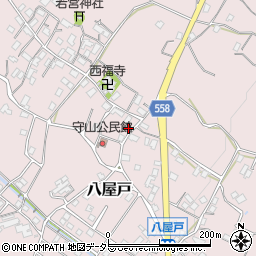 滋賀県大津市八屋戸360周辺の地図