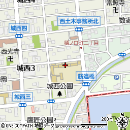名古屋市立城西小学校周辺の地図