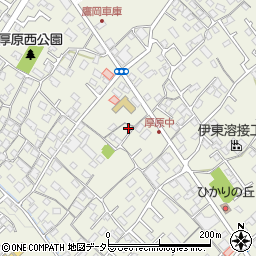 静岡県富士市厚原752-1周辺の地図