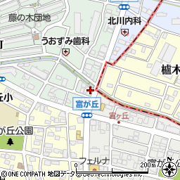 愛知県名古屋市名東区藤里町30-2周辺の地図