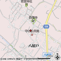 滋賀県大津市八屋戸366周辺の地図