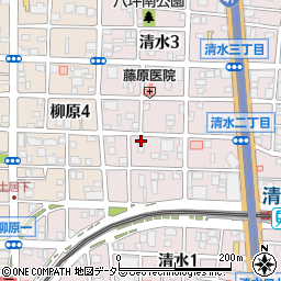 岡田周辺の地図