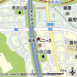 愛知県名古屋市名東区豊が丘201周辺の地図