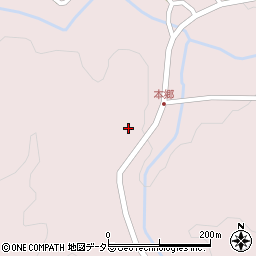 島根県雲南市吉田町上山177周辺の地図