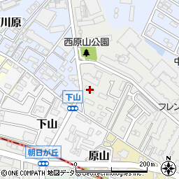 愛知県長久手市西原山32-3周辺の地図