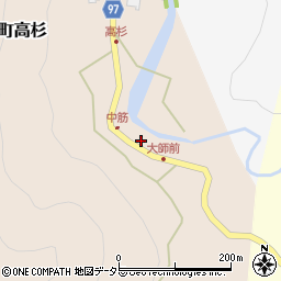 京都府福知山市三和町高杉135周辺の地図