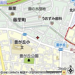 愛知県名古屋市名東区藤里町2105周辺の地図