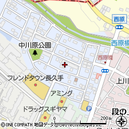 愛知県長久手市上川原15周辺の地図