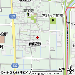 愛知県あま市七宝町沖之島南屋敷56周辺の地図