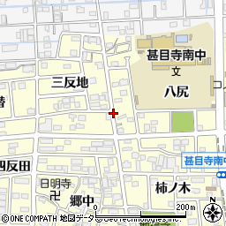 愛知県あま市本郷周辺の地図