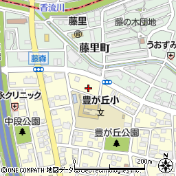 愛知県名古屋市名東区豊が丘1005周辺の地図
