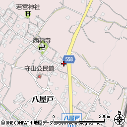 滋賀県大津市八屋戸382周辺の地図
