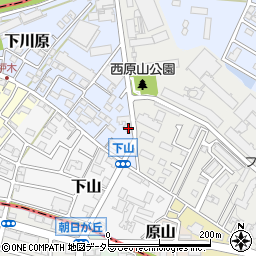 愛知県長久手市下川原19-22周辺の地図