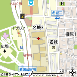 愛知学院大学　名城公園キャンパス周辺の地図