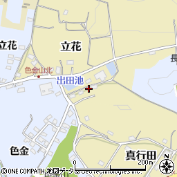 愛知県長久手市立花2883周辺の地図