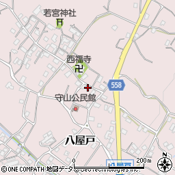 滋賀県大津市八屋戸378周辺の地図