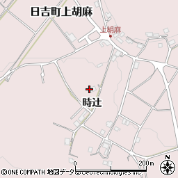 京都府南丹市日吉町上胡麻塩貝周辺の地図