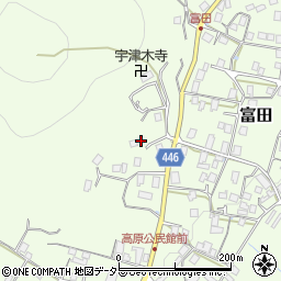 京都府京丹波町（船井郡）富田（垣内）周辺の地図