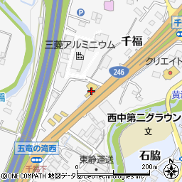 日産プリンス静岡裾野店周辺の地図