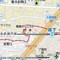 カワタ名古屋営業所周辺の地図