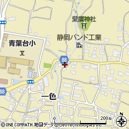 静岡県富士市一色351周辺の地図