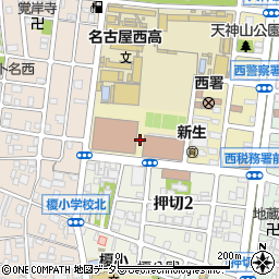 名古屋西郵便局周辺の地図