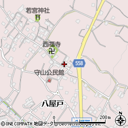 滋賀県大津市八屋戸295周辺の地図