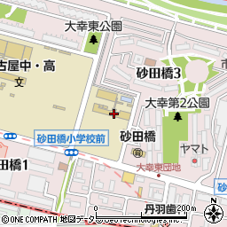 名古屋市立砂田橋小学校周辺の地図
