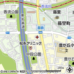愛知県名古屋市名東区豊が丘103周辺の地図