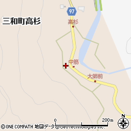 京都府福知山市三和町高杉316周辺の地図