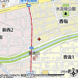 愛知県名古屋市名東区香坂1803周辺の地図