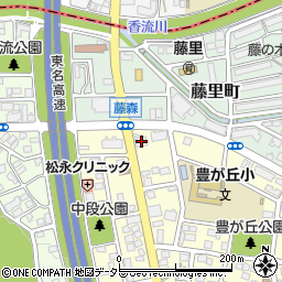 愛知県名古屋市名東区豊が丘901周辺の地図
