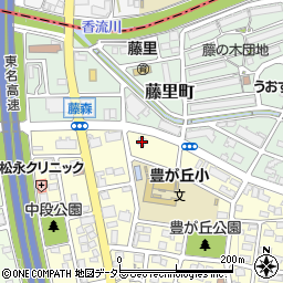 愛知県名古屋市名東区豊が丘1001周辺の地図
