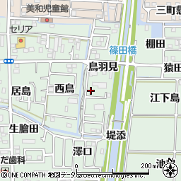 愛知県あま市篠田鳥羽見29周辺の地図